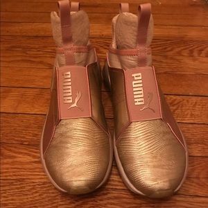 Rose gold pumas